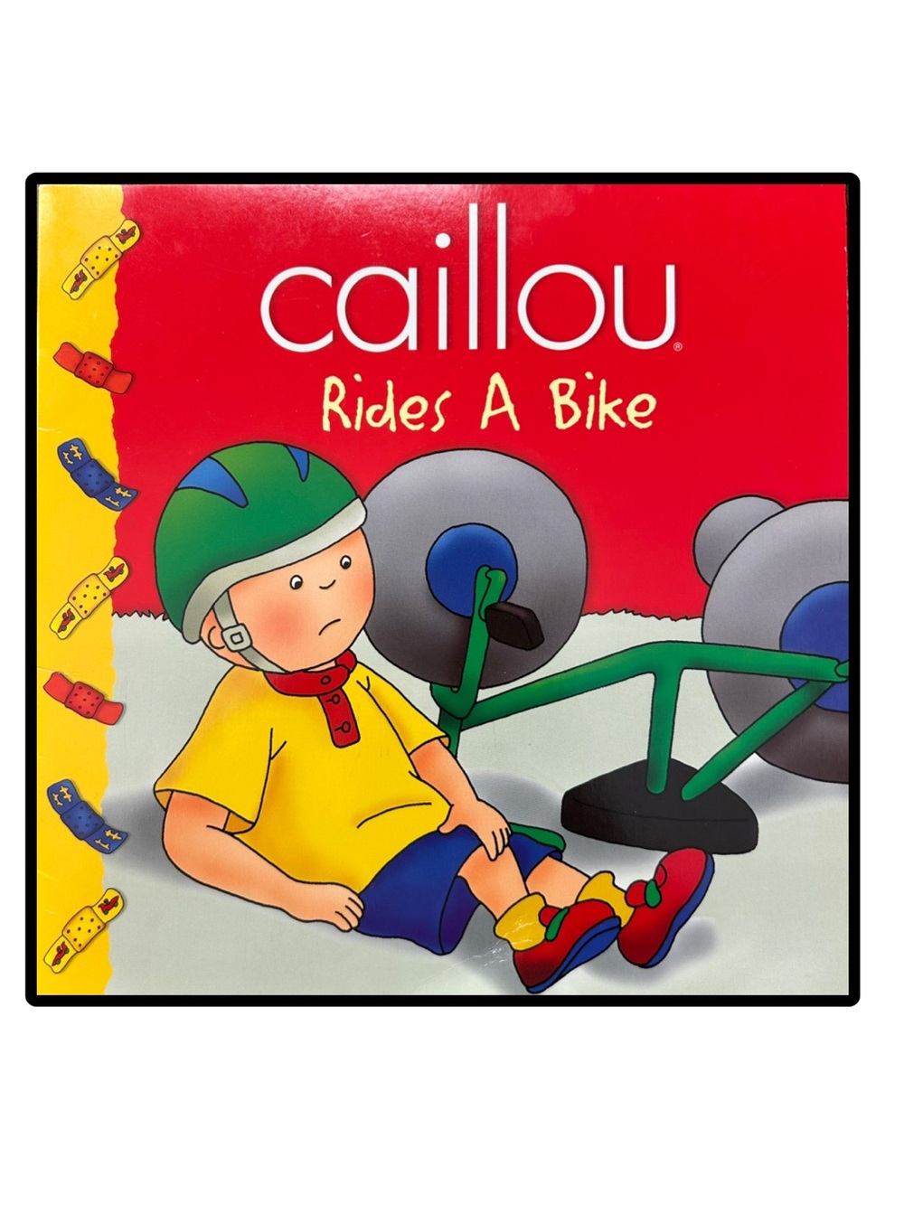 Caillou Rides a Bike Softcover Kids Book by Nicole Nadeau